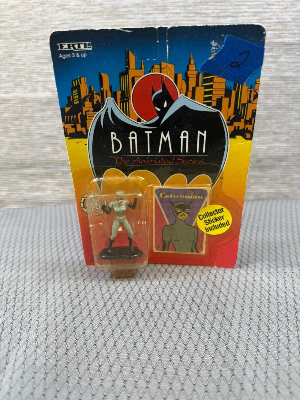 Vintage 1992 Catwoman "Batman: Animated Series" Die-Cast Metal Toy Sealed NEW